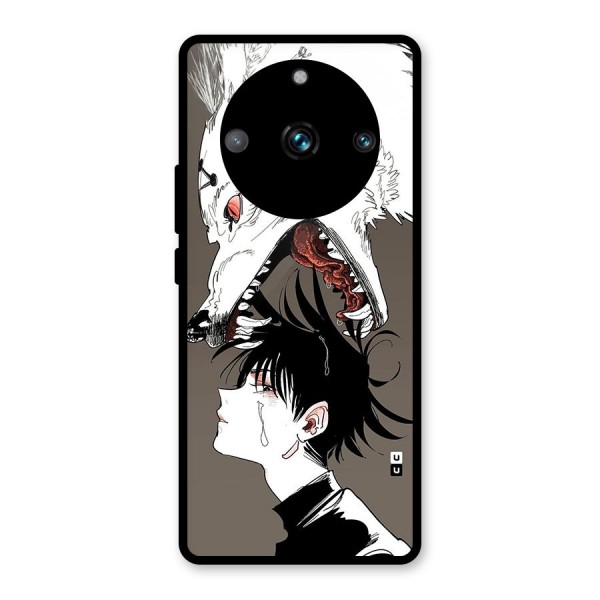 Fushiguro Demon Dog Glass Back Case for Realme 11 Pro