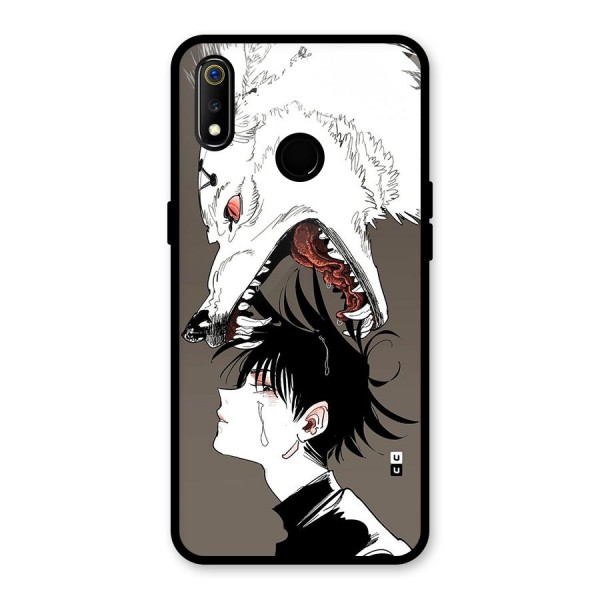 Fushiguro Demon Dog Glass Back Case for Realme 3