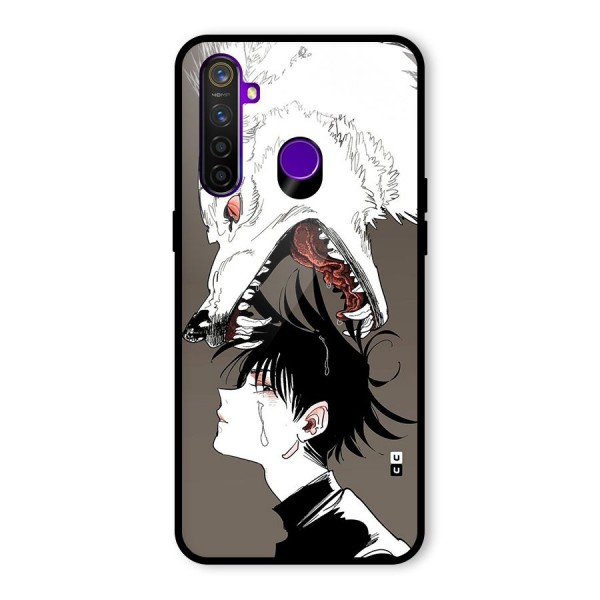 Fushiguro Demon Dog Glass Back Case for Realme 5 Pro