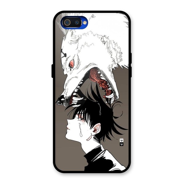 Fushiguro Demon Dog Glass Back Case for Realme C2