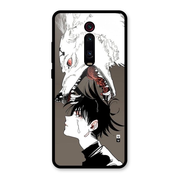 Fushiguro Demon Dog Glass Back Case for Redmi K20 Pro