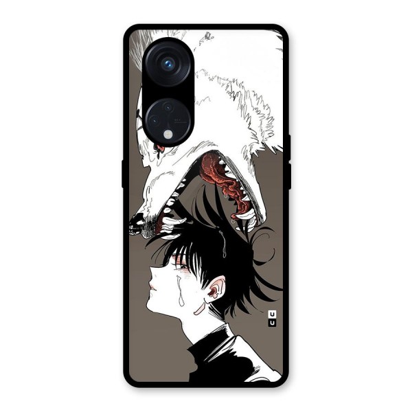 Fushiguro Demon Dog Glass Back Case for Reno8 T 5G