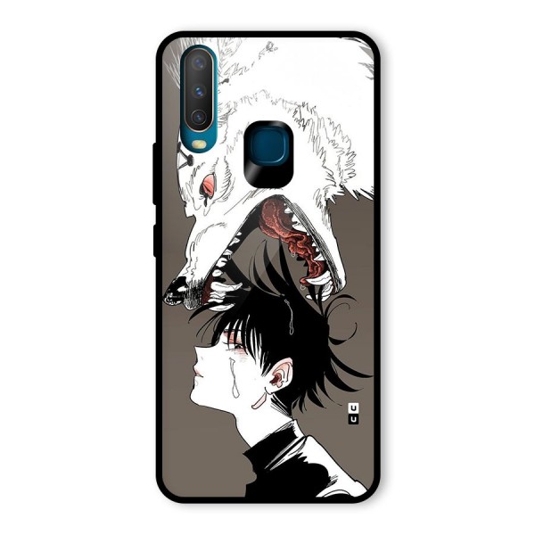 Fushiguro Demon Dog Glass Back Case for Vivo Y12