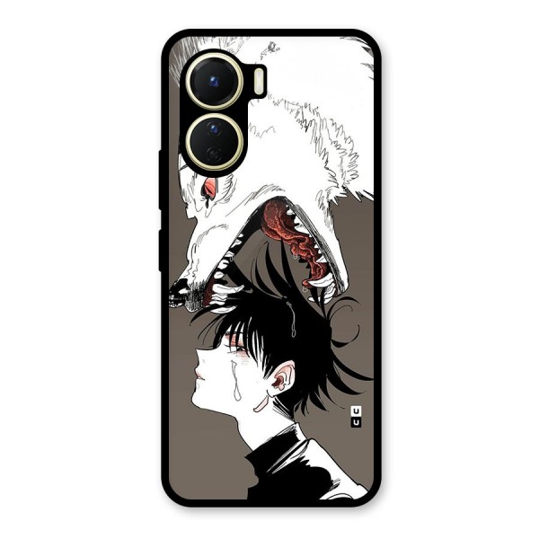 Fushiguro Demon Dog Glass Back Case for Vivo Y16