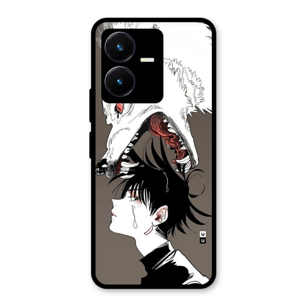 Fushiguro Demon Dog Glass Back Case for Vivo Y22