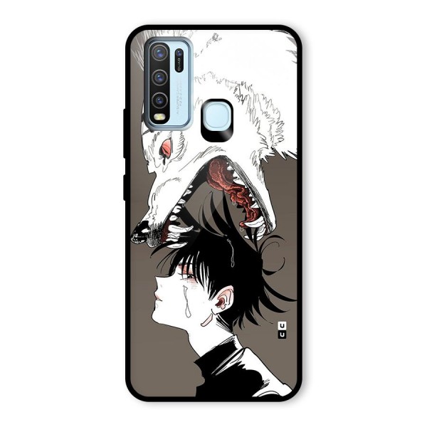 Fushiguro Demon Dog Glass Back Case for Vivo Y30