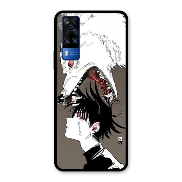 Fushiguro Demon Dog Glass Back Case for Vivo Y51