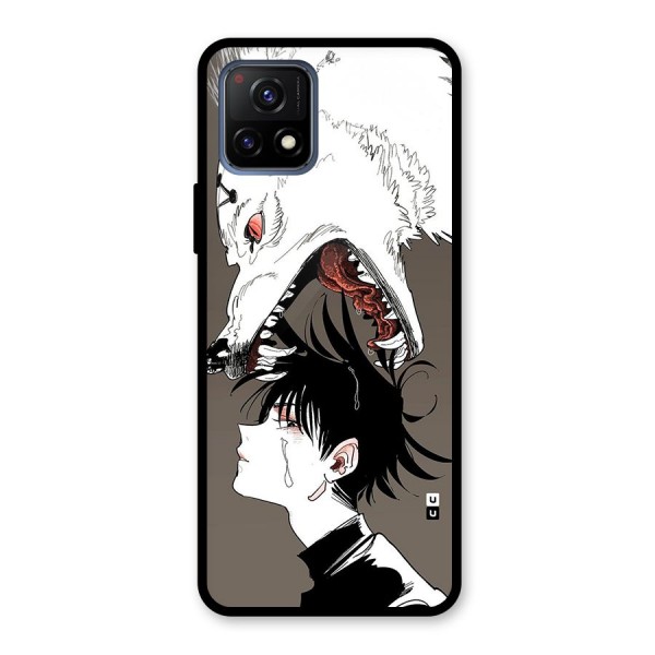 Fushiguro Demon Dog Glass Back Case for Vivo Y72 5G