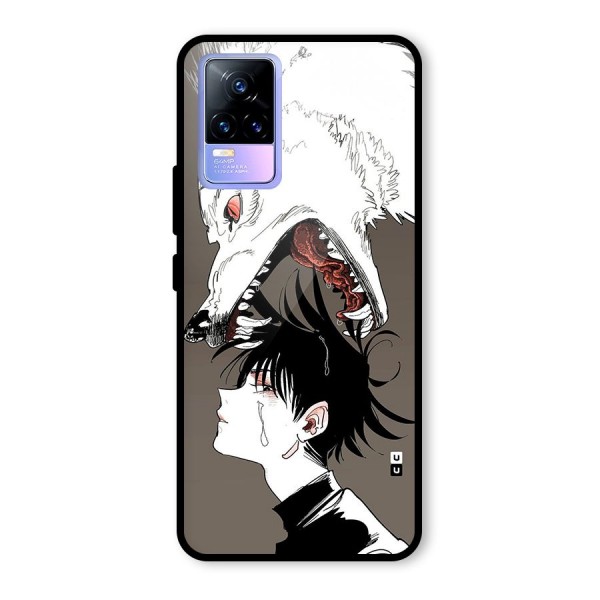 Fushiguro Demon Dog Glass Back Case for Vivo Y73