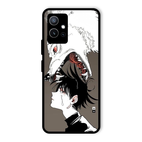 Fushiguro Demon Dog Glass Back Case for Vivo Y75 5G