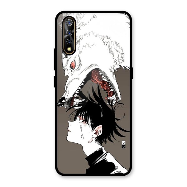 Fushiguro Demon Dog Glass Back Case for Vivo Z1x