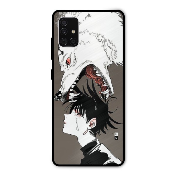 Fushiguro Demon Dog Metal Back Case for Galaxy A51