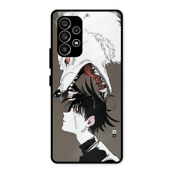 Fushiguro Demon Dog Metal Back Case for Galaxy A53 5G