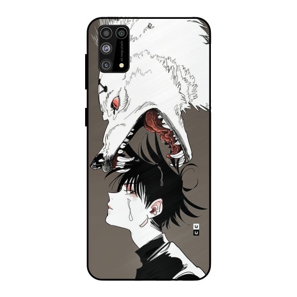 Fushiguro Demon Dog Metal Back Case for Galaxy F41