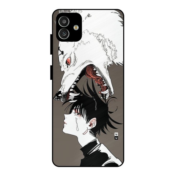 Fushiguro Demon Dog Metal Back Case for Galaxy M13 5G