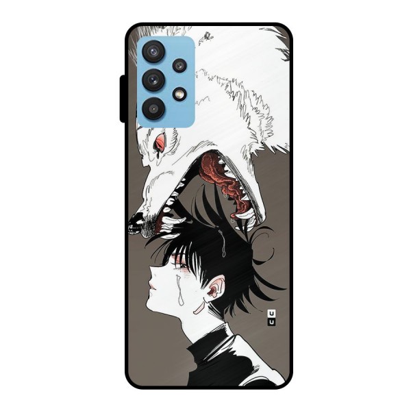 Fushiguro Demon Dog Metal Back Case for Galaxy M32 5G