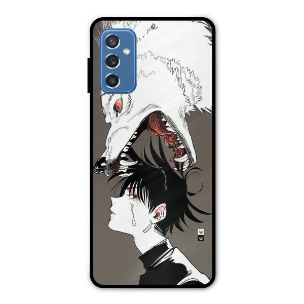 Fushiguro Demon Dog Metal Back Case for Galaxy M52 5G