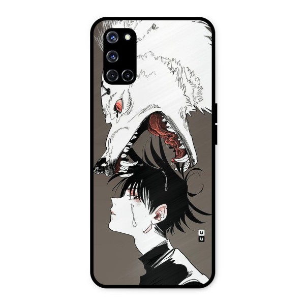 Fushiguro Demon Dog Metal Back Case for Oppo A52