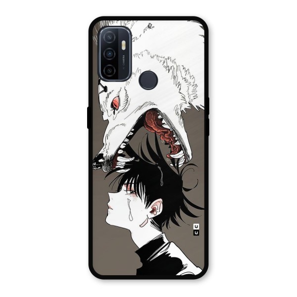 Fushiguro Demon Dog Metal Back Case for Oppo A53