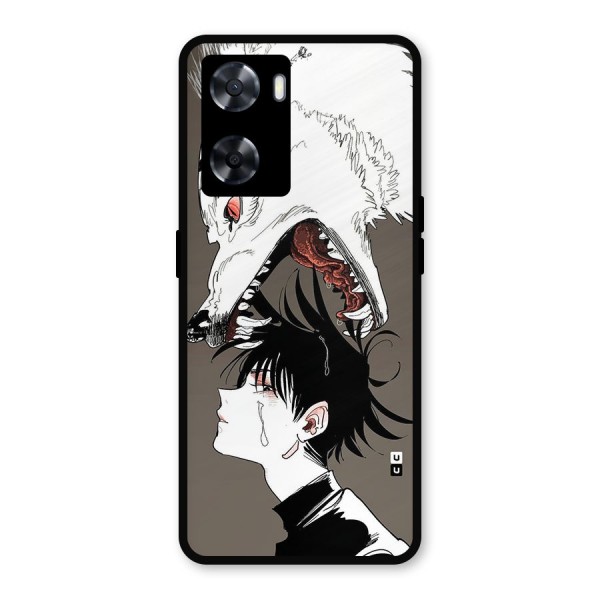 Fushiguro Demon Dog Metal Back Case for Oppo A57 2022