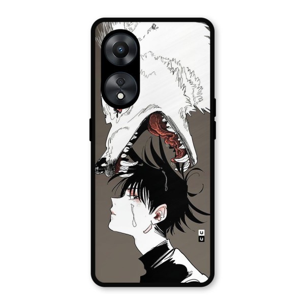 Fushiguro Demon Dog Metal Back Case for Oppo A78