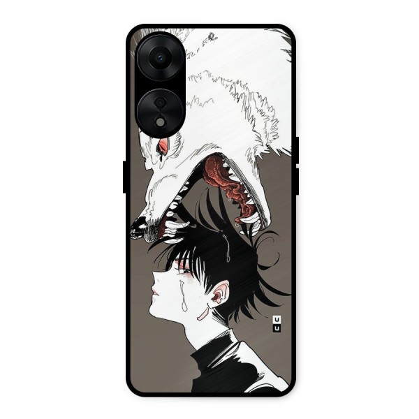 Fushiguro Demon Dog Metal Back Case for Oppo A78 5G