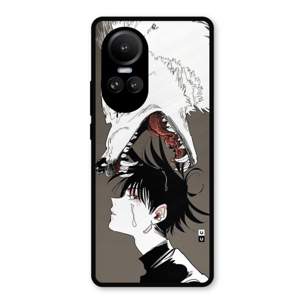 Fushiguro Demon Dog Metal Back Case for Oppo Reno10