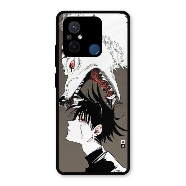 Fushiguro Demon Dog Metal Back Case for Poco C55