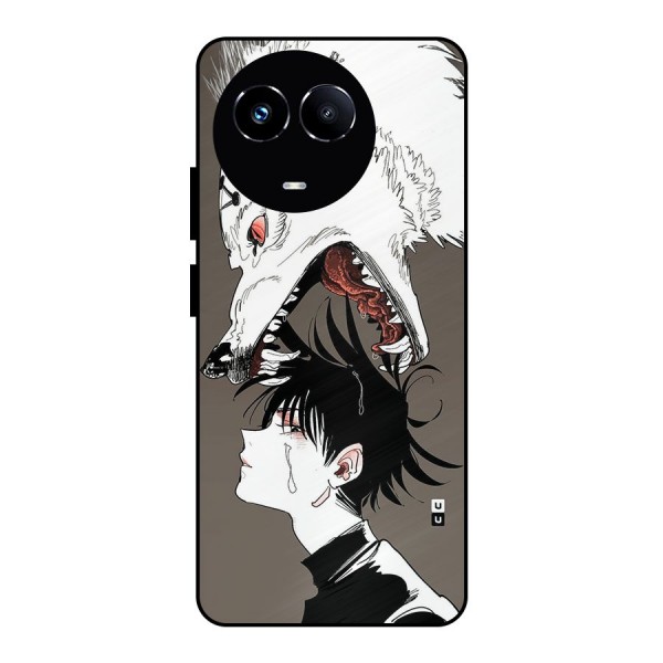 Fushiguro Demon Dog Metal Back Case for Realme 11 5G