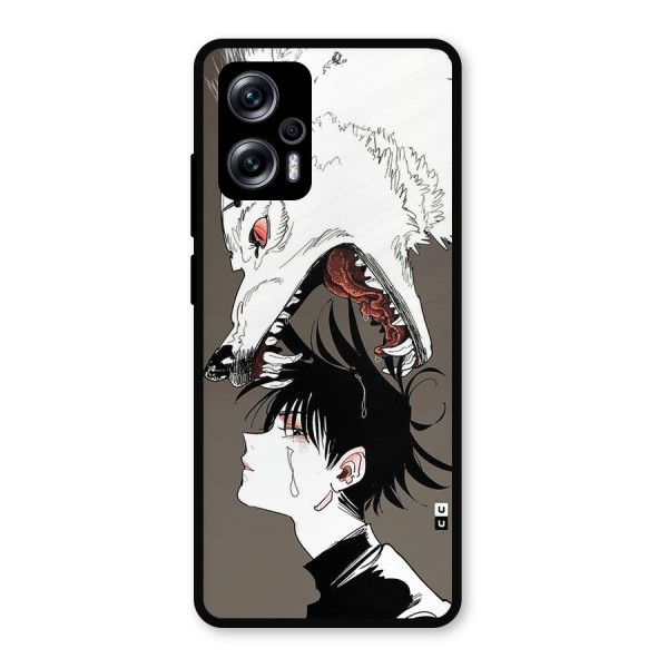 Fushiguro Demon Dog Metal Back Case for Redmi K50i