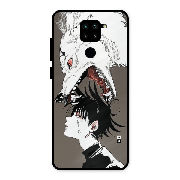 Fushiguro Demon Dog Metal Back Case for Redmi Note 9