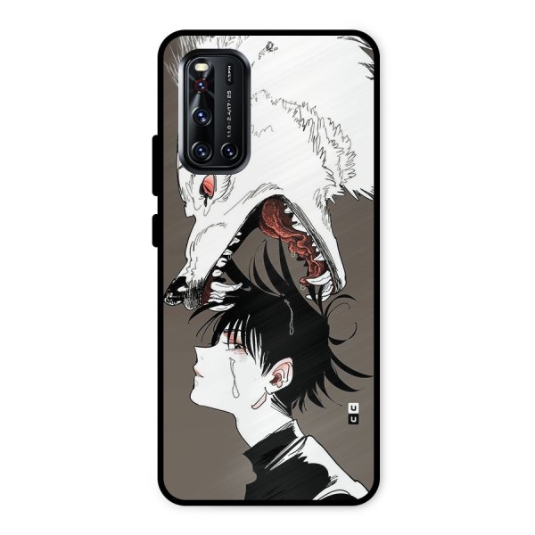 Fushiguro Demon Dog Metal Back Case for Vivo V19