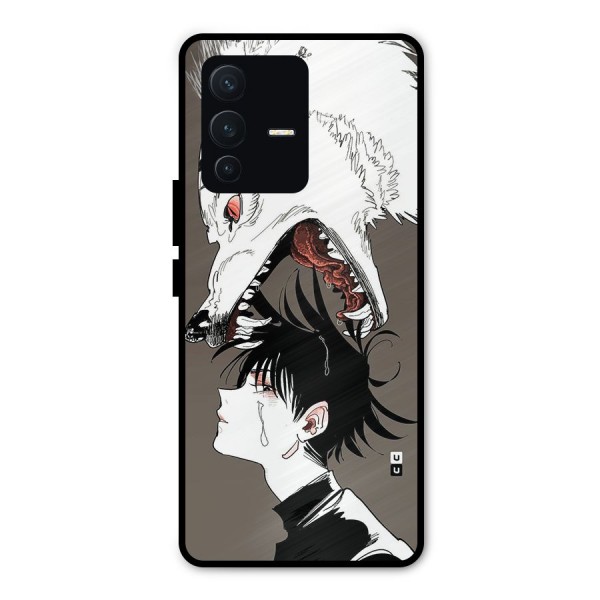 Fushiguro Demon Dog Metal Back Case for Vivo V23 Pro