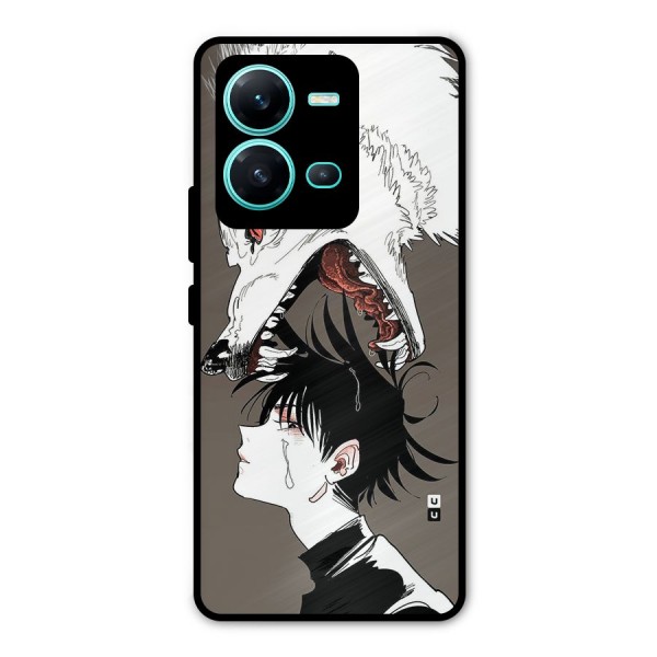 Fushiguro Demon Dog Metal Back Case for Vivo V25