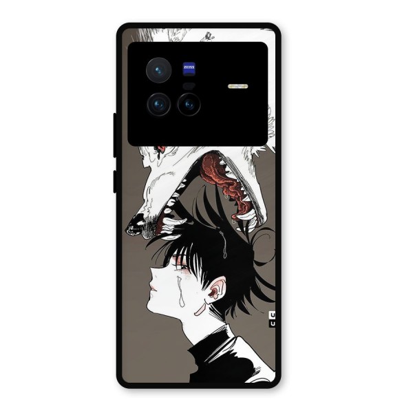 Fushiguro Demon Dog Metal Back Case for Vivo X80