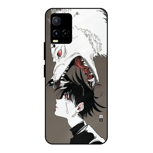 Fushiguro Demon Dog Metal Back Case for Vivo Y21A