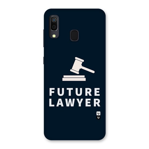 Future Lawyer Back Case for Galaxy A20