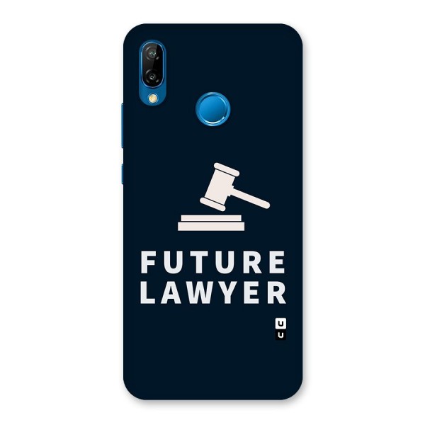 Future Lawyer Back Case for Huawei P20 Lite