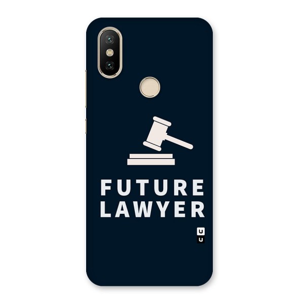 Future Lawyer Back Case for Mi A2