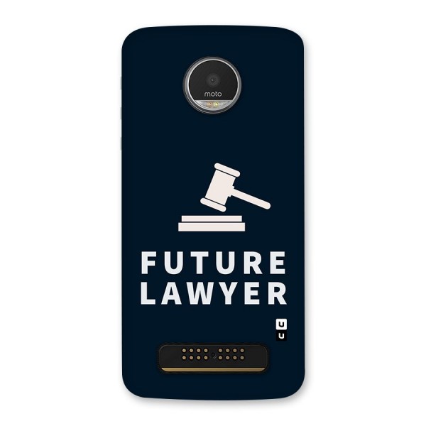 Future Lawyer Back Case for Moto Z Play