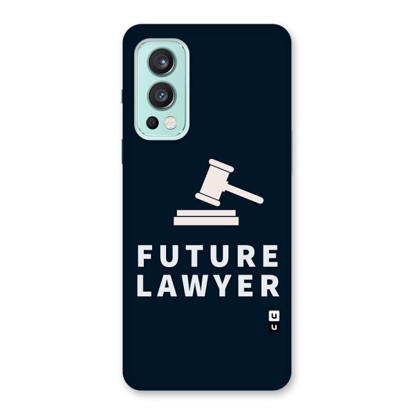 Future Lawyer Glass Back Case for OnePlus Nord 2 5G