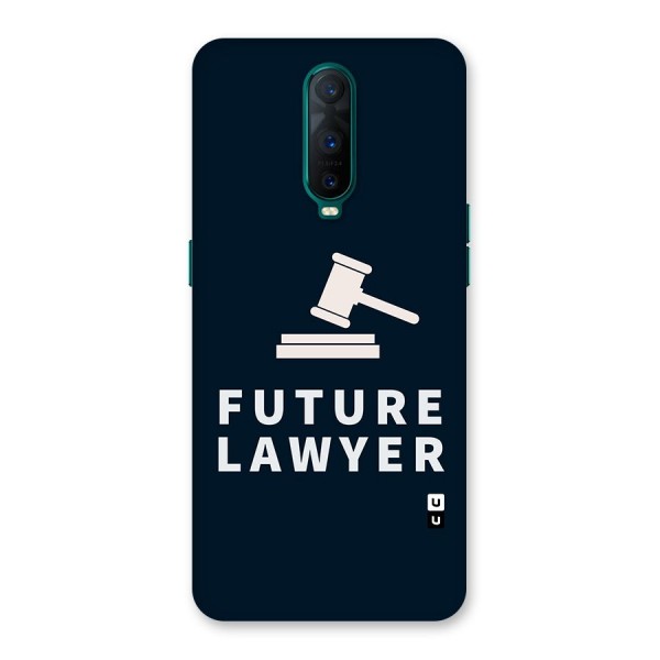 Future Lawyer Back Case for Oppo R17 Pro