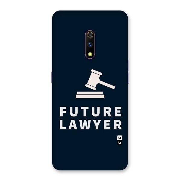 Future Lawyer Back Case for Realme X