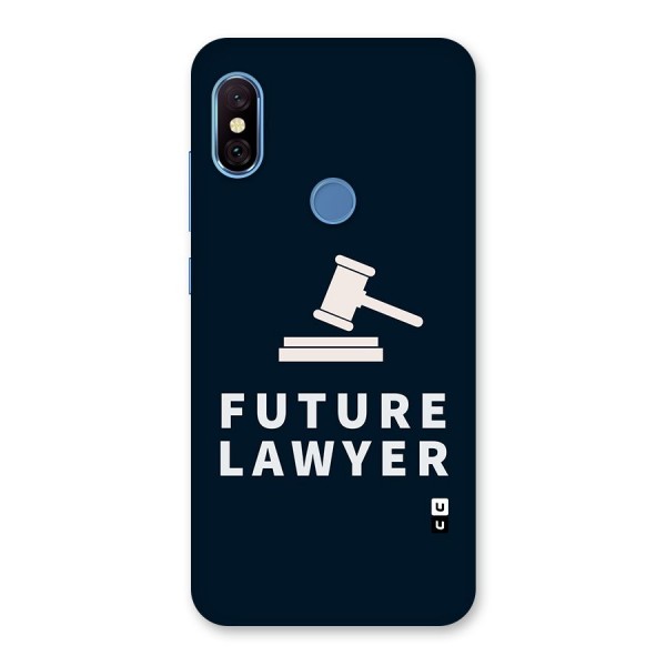 Future Lawyer Back Case for Redmi Note 6 Pro