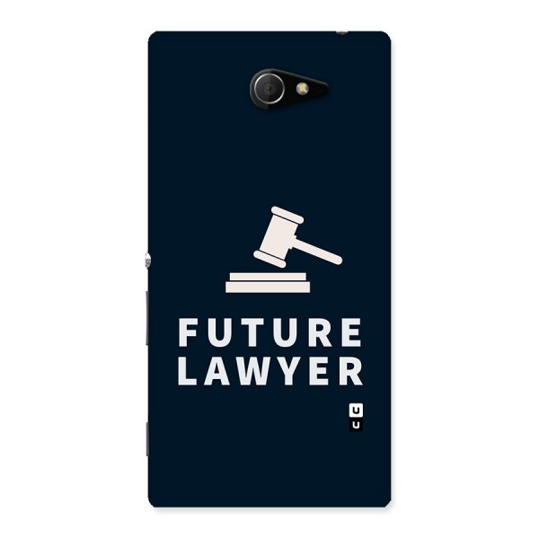 Future Lawyer Back Case for Sony Xperia M2