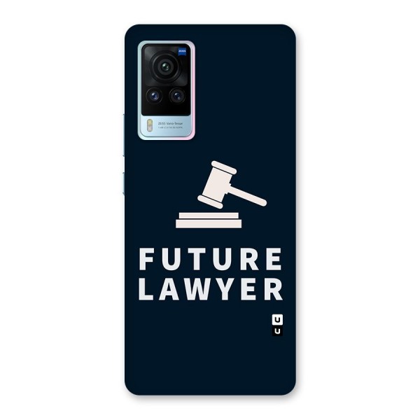 Future Lawyer Glass Back Case for Vivo X60 Pro