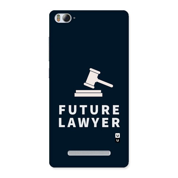 Future Lawyer Back Case for Xiaomi Mi4i