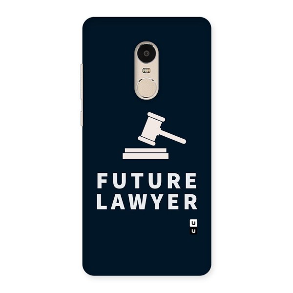 Future Lawyer Back Case for Xiaomi Redmi Note 4