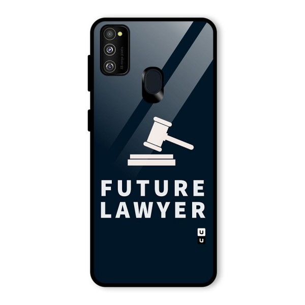 Future Lawyer Glass Back Case for Galaxy M21