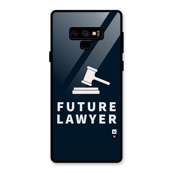 Future Lawyer Glass Back Case for Galaxy Note 9